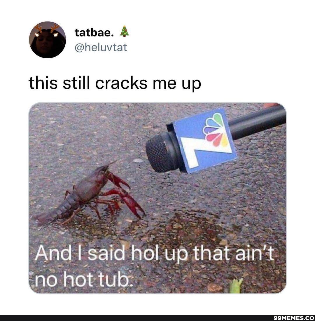 this still cracks me up And I said hol up that ain't no hot...