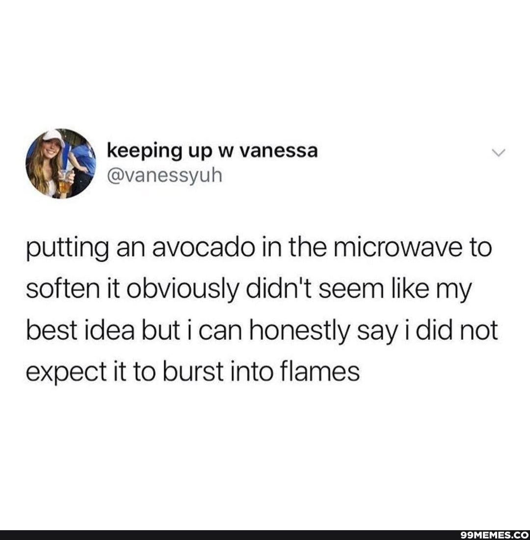 Putting an avocado in the microwave to soften it obviously didn't seem